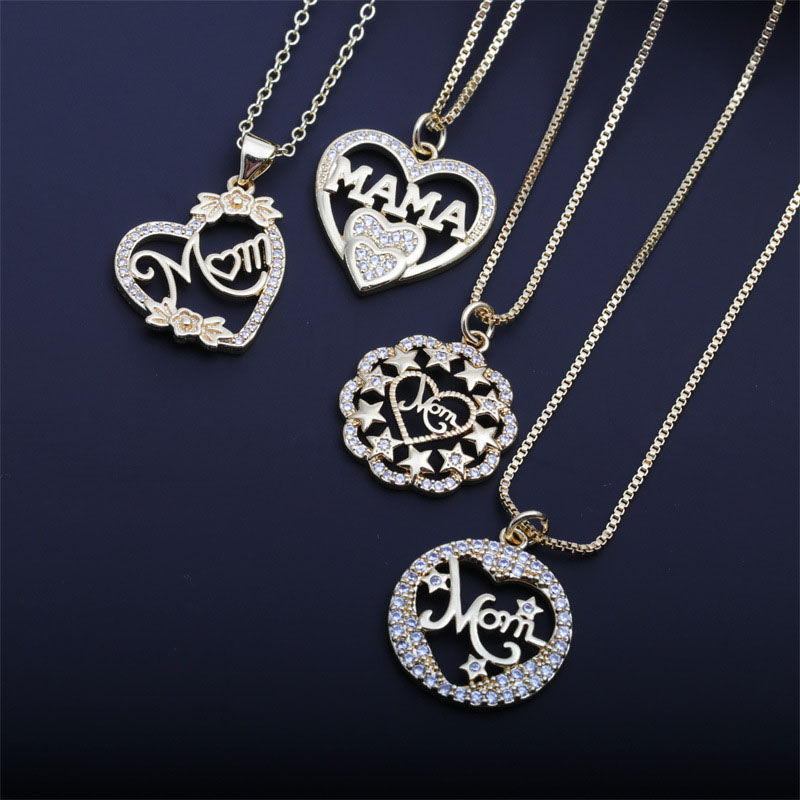 Love Mama Pendant Necklace Mother's Day Pendant Necklace Manufacturer