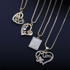 Love Mama Pendant Necklace Mother's Day Pendant Necklace Jewelry For Women Manufacturer