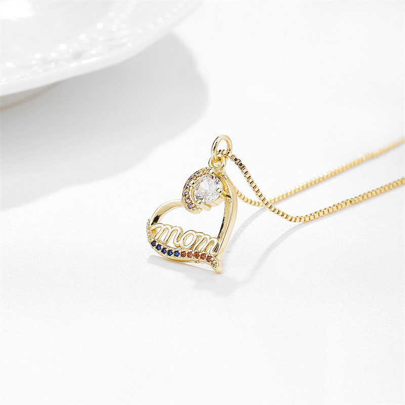 Micro-set Zirconia Star Mom Pendant Necklace Manufacturer