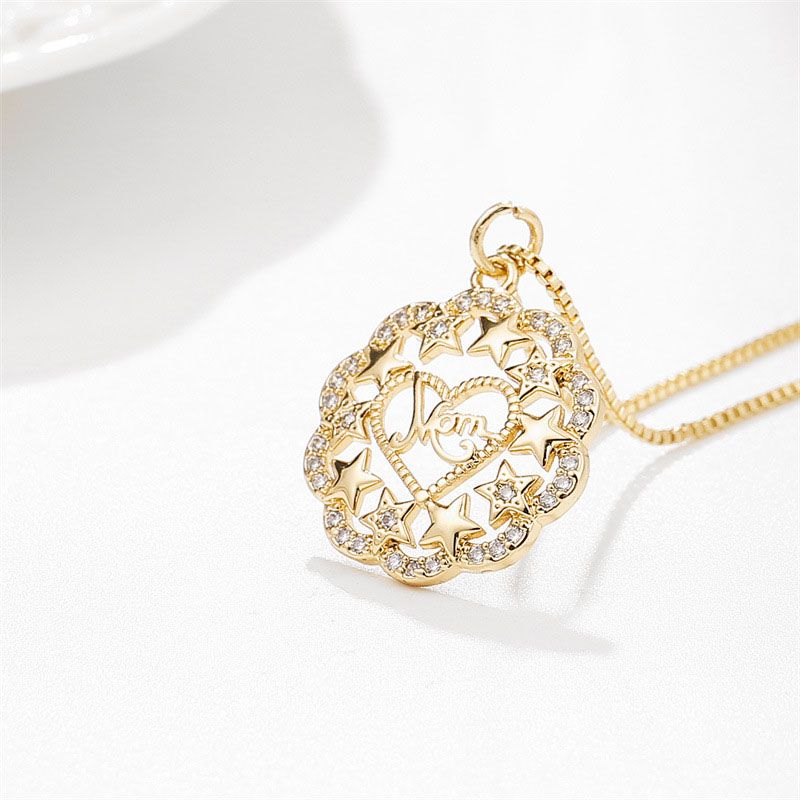 Heart-shaped Mama Pendant Necklace Manufacturer