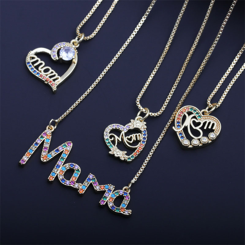 Love Mama Pendant Necklace Mother's Day Pendant For Mom Manufacturer