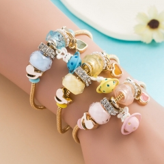 Trendy Diy Planet Rabbit Charm Alloy Bracelet Manufacturer
