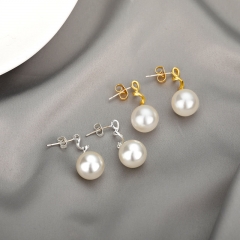 Personalized Simple Pearl Earrings Zircon Earrings Manufacturer
