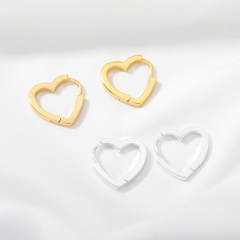 Heart Shaped Earrings Stainless Steel Small Size Earrings Ring Manufacturer