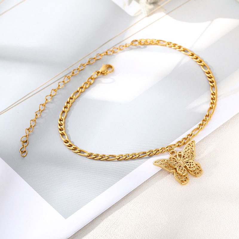 Stainless Steel Butterfly 18k Gold Bohemian Couple Bracelet Manufacturer