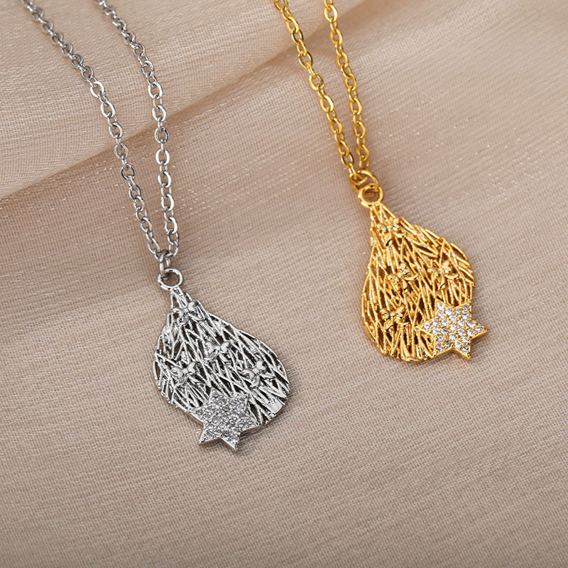 Wholesale Personalized Heart-shaped Tree Of Life Necklace Lover Lock Pendant