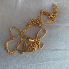 Name Custom Pendant Necklaces Matchy-matchy Collarbone Chains Manufacturer