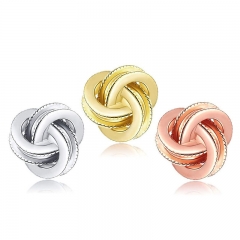 Wholesale Jewelry Women's Geometric Round Winding Earrings Creative And Versatile