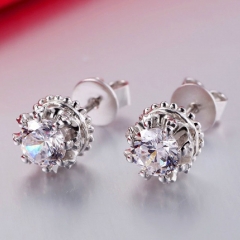 Wholesale Jewelry Simple Snowflake Temperament Ladies Earrings