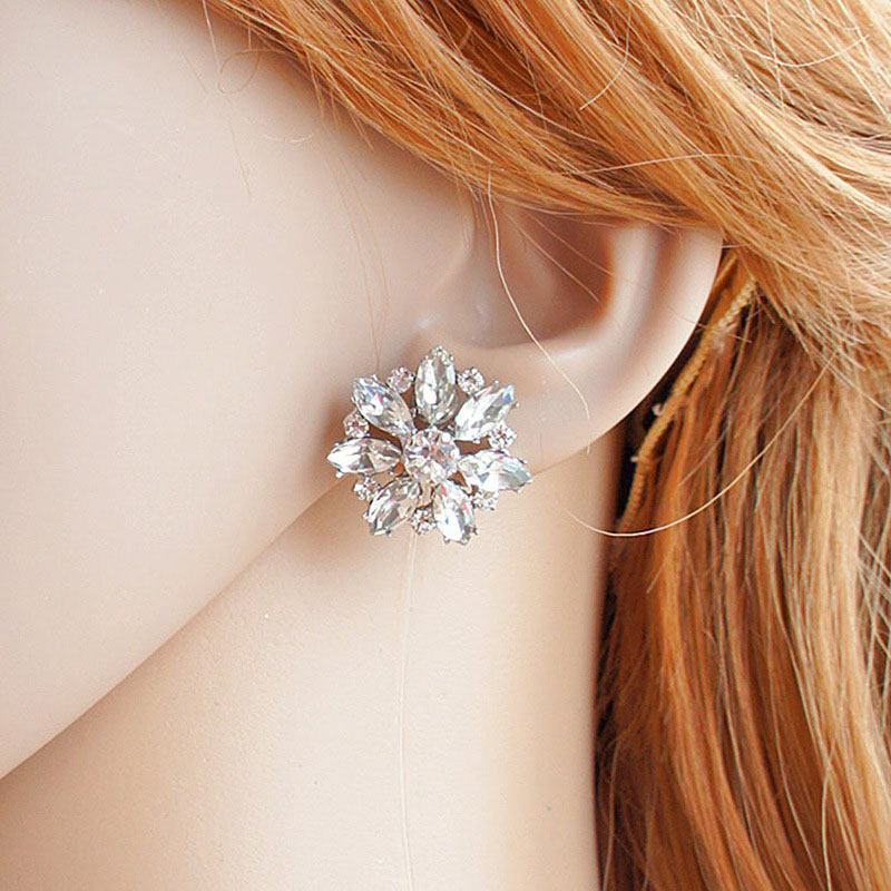 Wholesale Jewelry Hundreds Of Floral-shaped Earrings