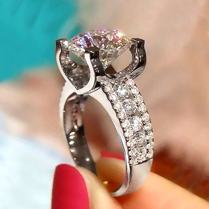Wholesale Jewelry Engagement Ring With Zirconia
