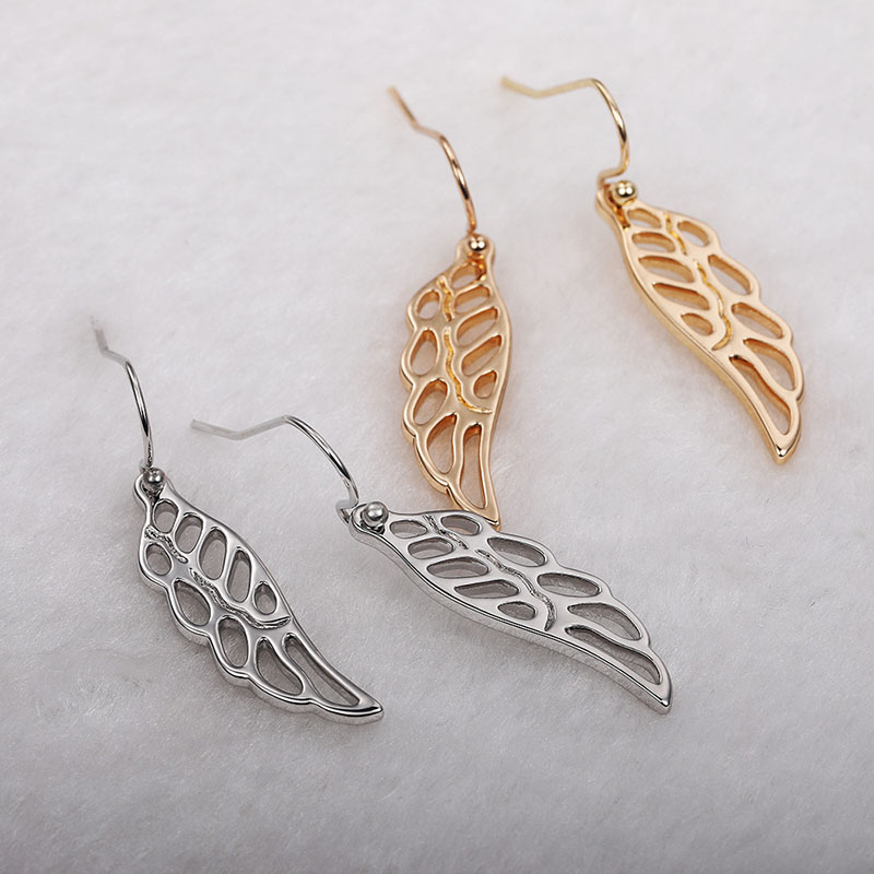 Wholesale Jewelry Angel Wings Dangling Earrings Small Fresh Simple