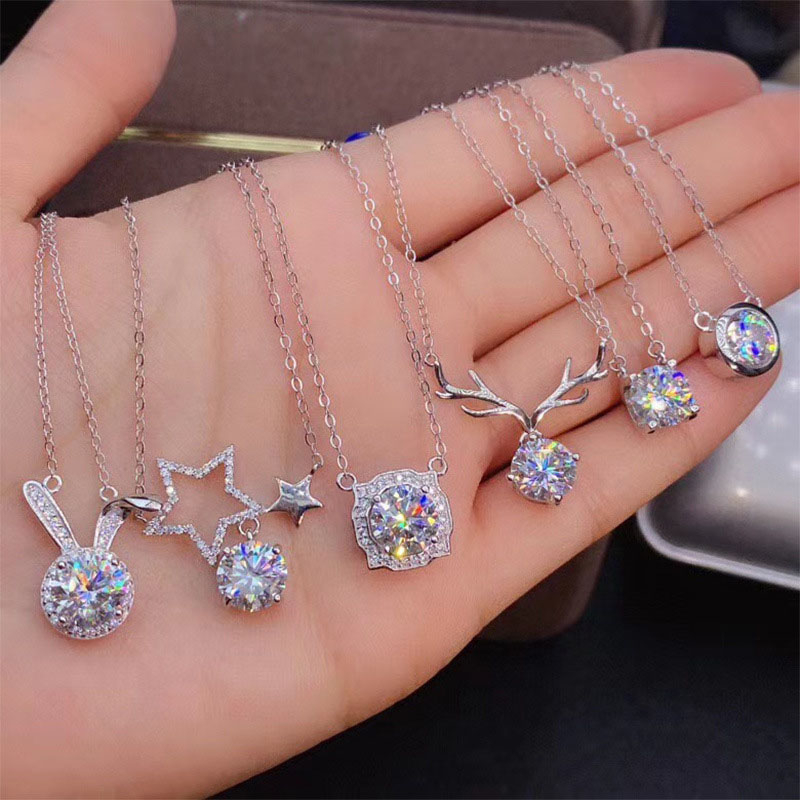 Wholesale Jewelry Cute Rabbit Star Deer Pendant Necklace