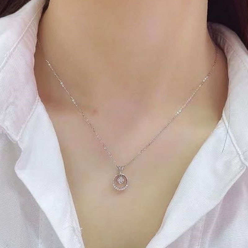 Simple Star Spirited Zirconia Pendant Necklace Clavicle Chain Supplier