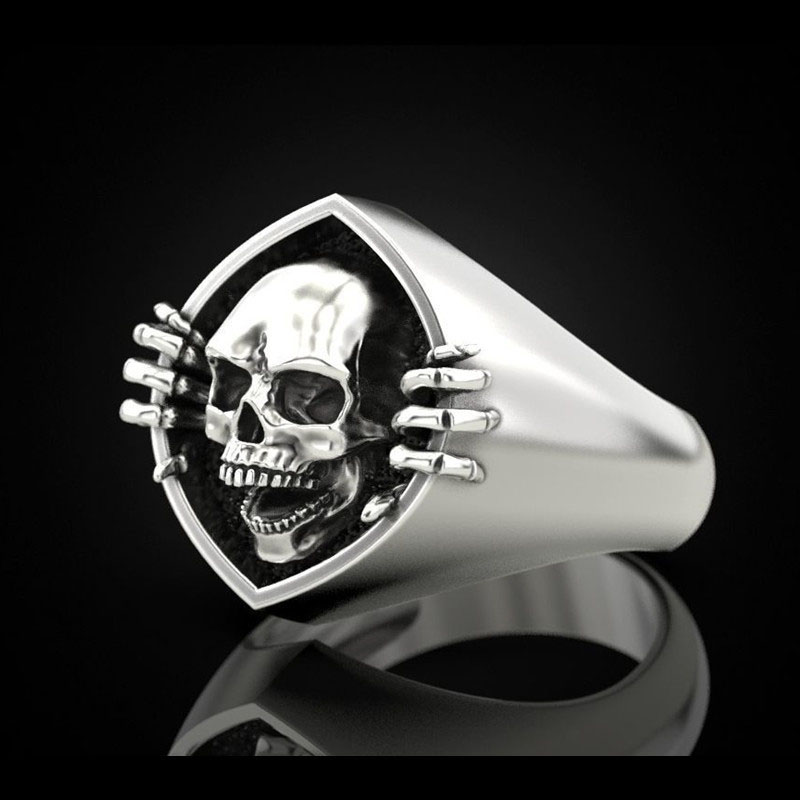 Vintage Punk Skull Ring Distributor