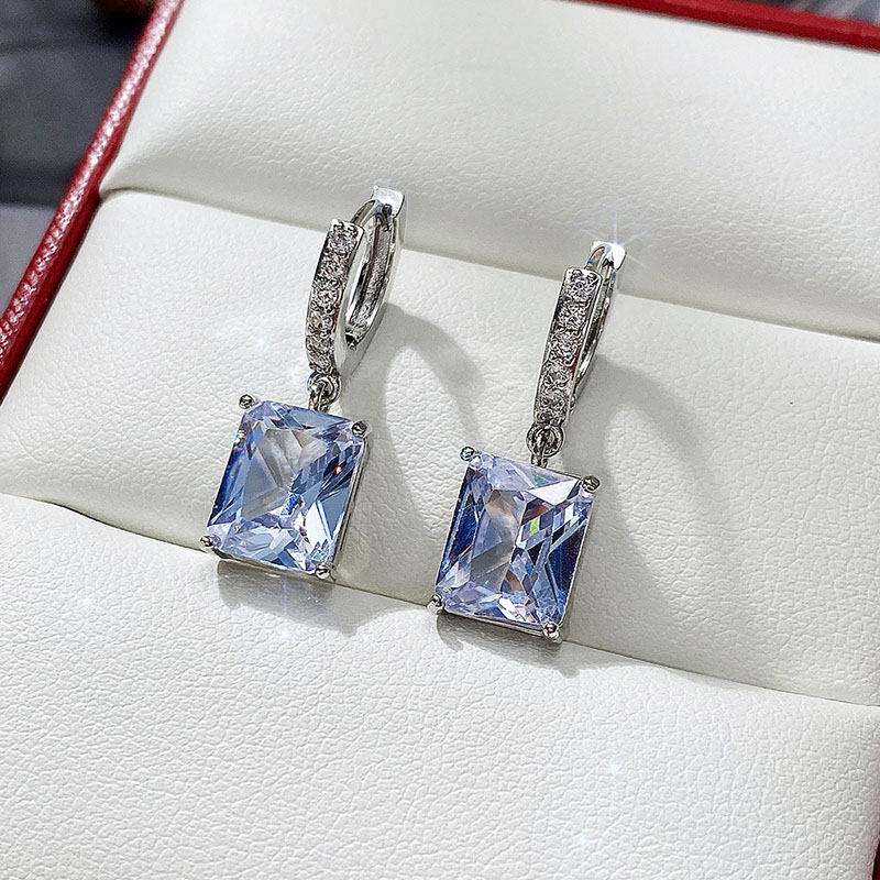 Simple Large Zircon Earrings Supplier