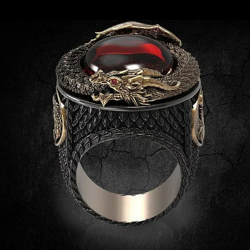 Dragon Copper Exquisite Dominant Finger Ring Distributor