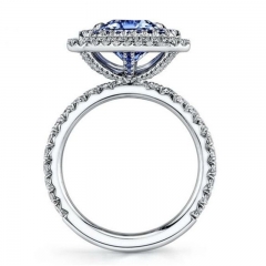 Fashion Ol Rhinestone Alloy Plated Wedding Ring Distributor