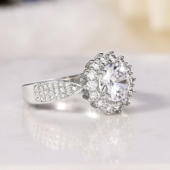 Wholesale Jewelry Exquisite Full Star Micro-set Zirconia Ring