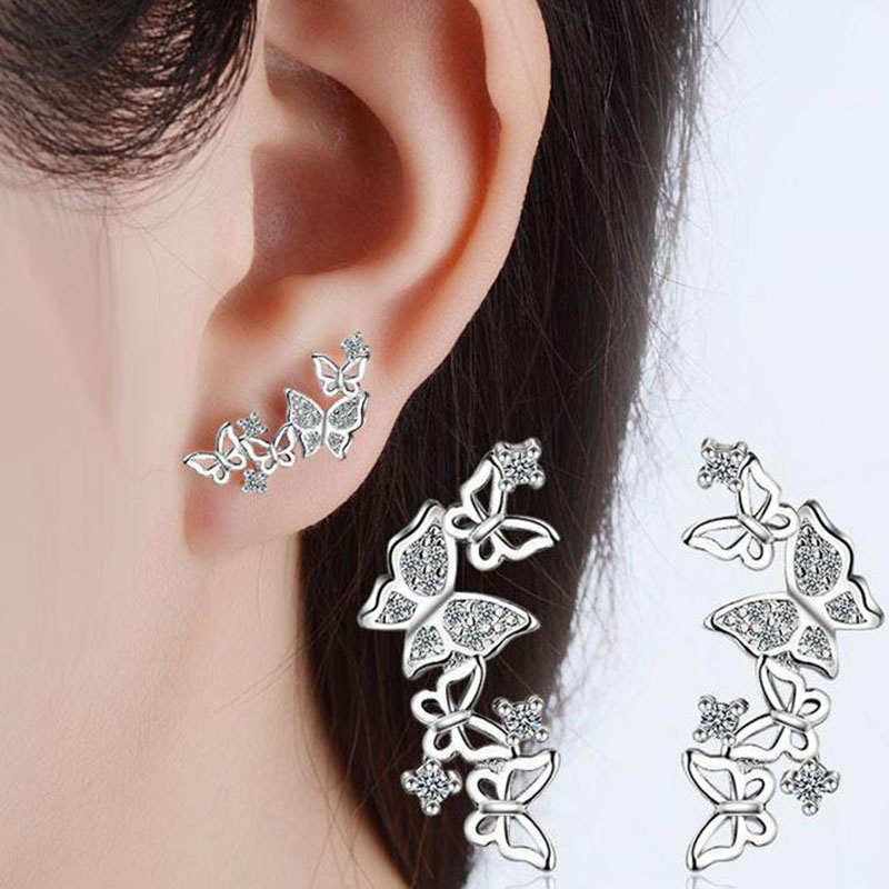 Campus Style Butterfly Stud Earrings Supplier