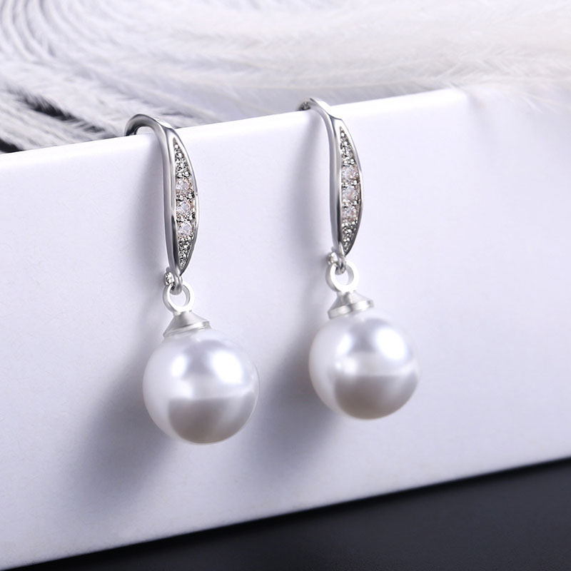 Imitation Pearl Earrings Simple And Versatile Earrings Supplier