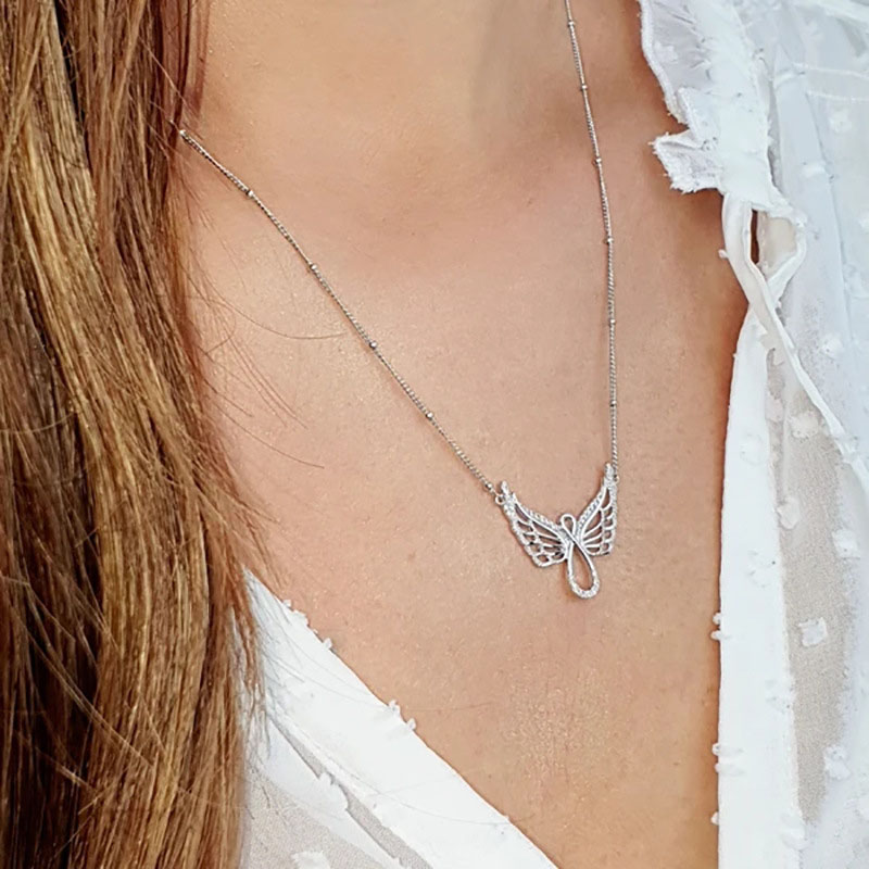 Personalised Creative Angel Wings Necklace Supplier