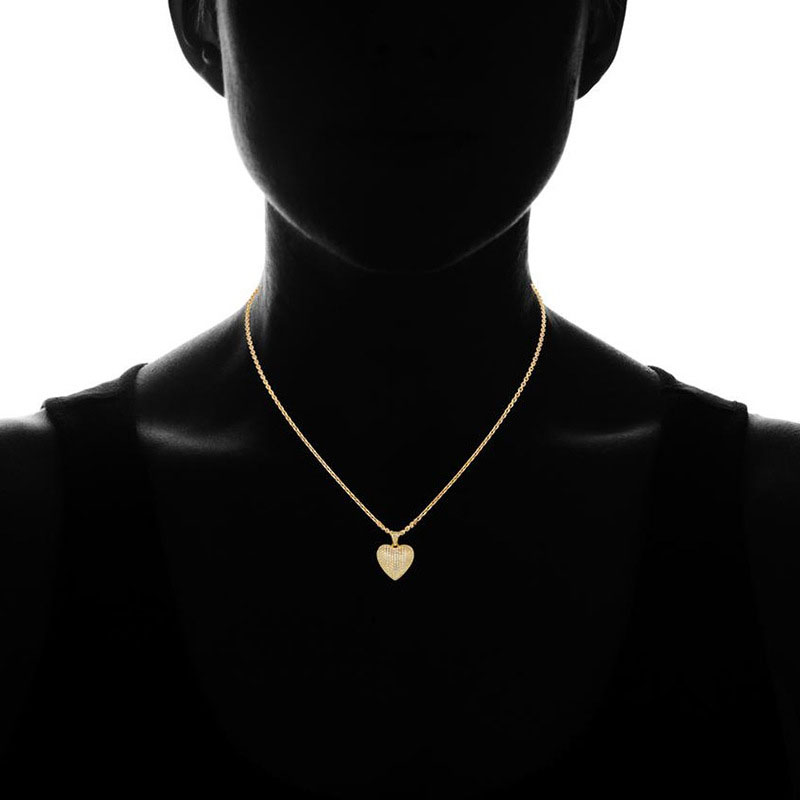 Romantic Love Necklace With Full Zirconia Supplier