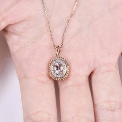 Korean Version Full Of Diamonds Teardrop-shaped Zircon Necklace Supplier