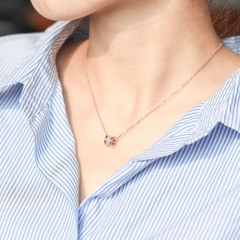 Exquisite Zirconia Set Necklace Peplum Chain Supplier