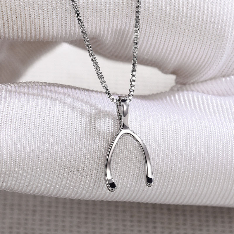 Minimalist Niche Design Herringbone Necklace Wishbone Manufacturer