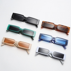 Retro Small Frame Square Sunglasses With Wide Legs Supplier