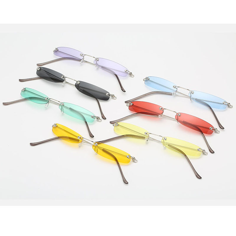 Wholesale Trendy Sunglasses Small Frame Square Marine Piece Glasses