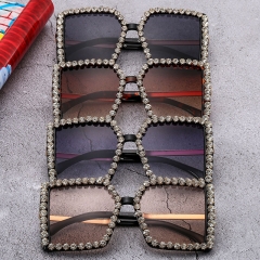 Retro Square Large Frame Sunglasses Supplier