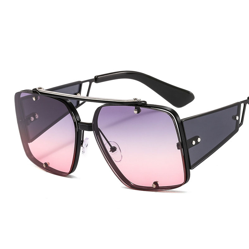 Retro Metal Large Frame Sunglasses Distributor