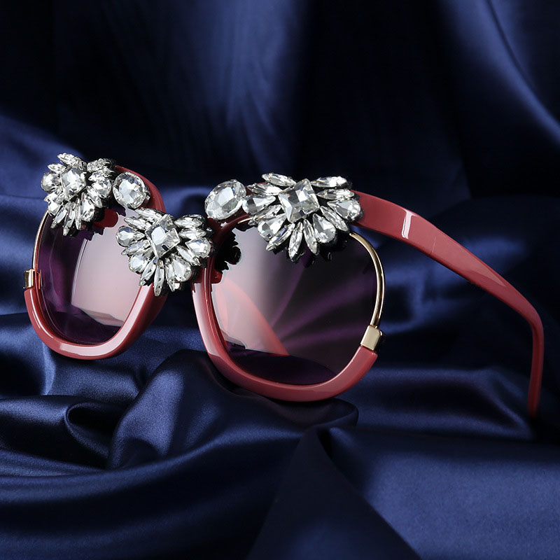 Crystal Sunglasses With Diamonds Large Frame Distributor