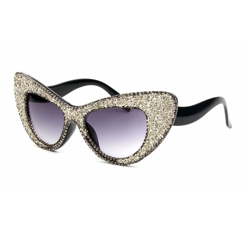 Fashion Cat Eye Sunglasses With Diamonds Distributor