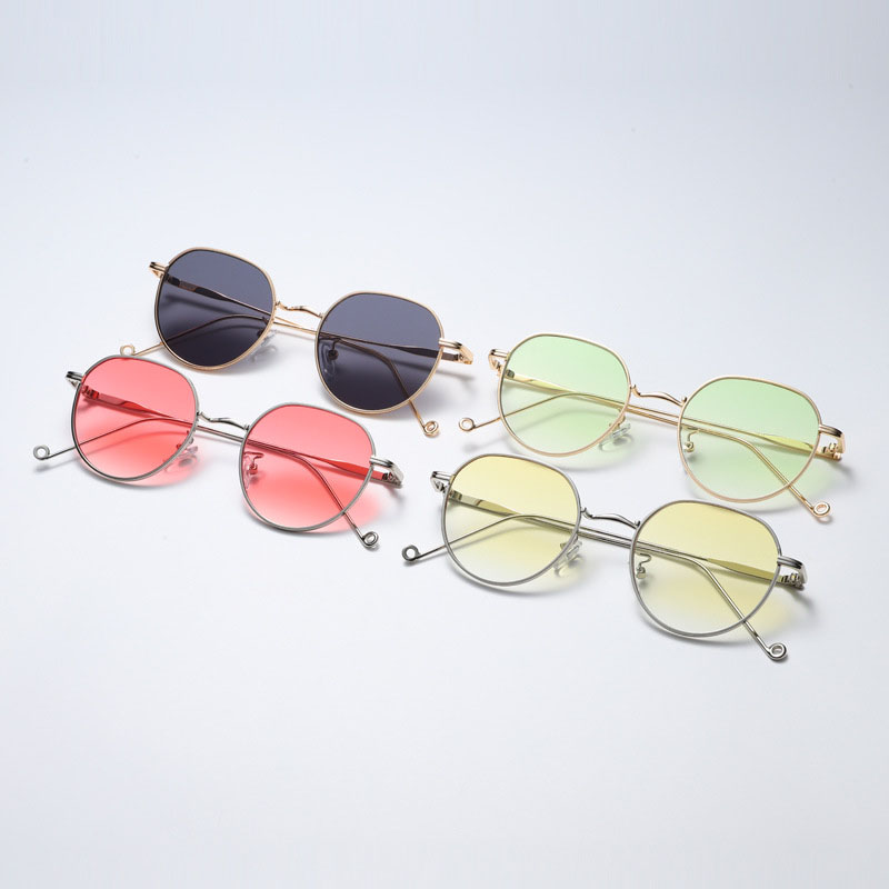 Fashion Small Frame Round Gradient Colour Sunglasses Distributor