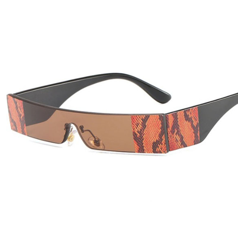 One-piece Rimless Snakeskin Sunglasses Distributor