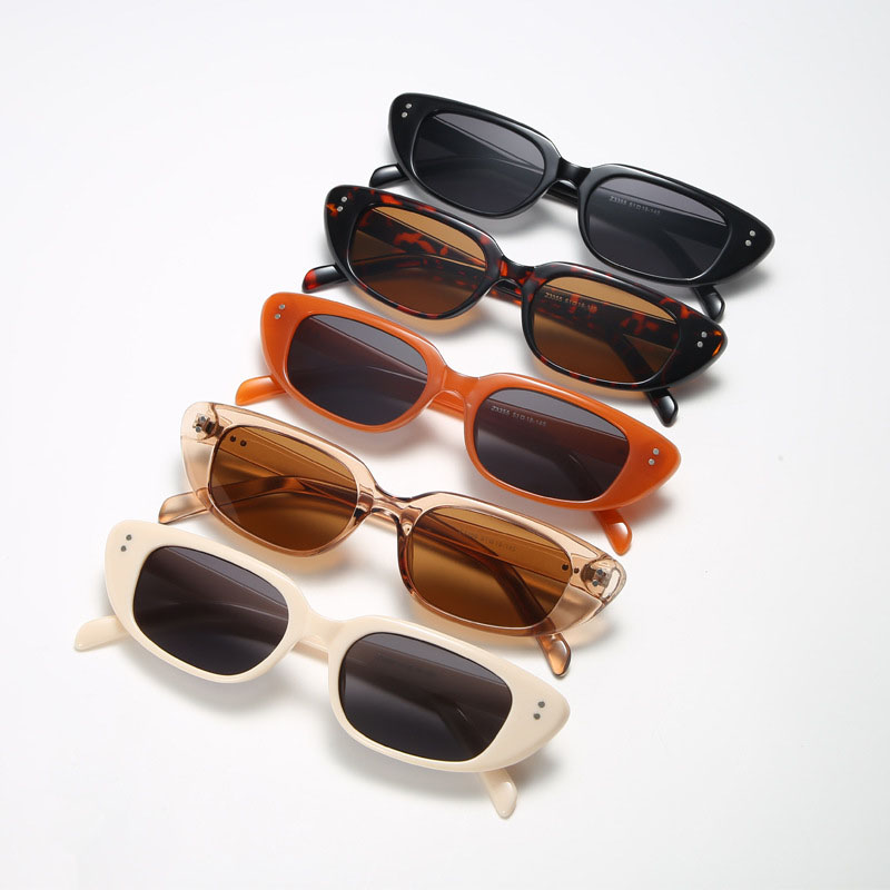 Retro Rice Studded Sunglasses Small Frame Personality Glasses Distributor
