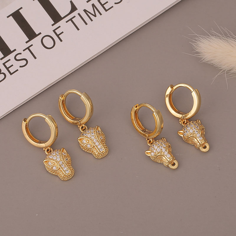 Fashionable Animal Money Leopard Earrings Supplier