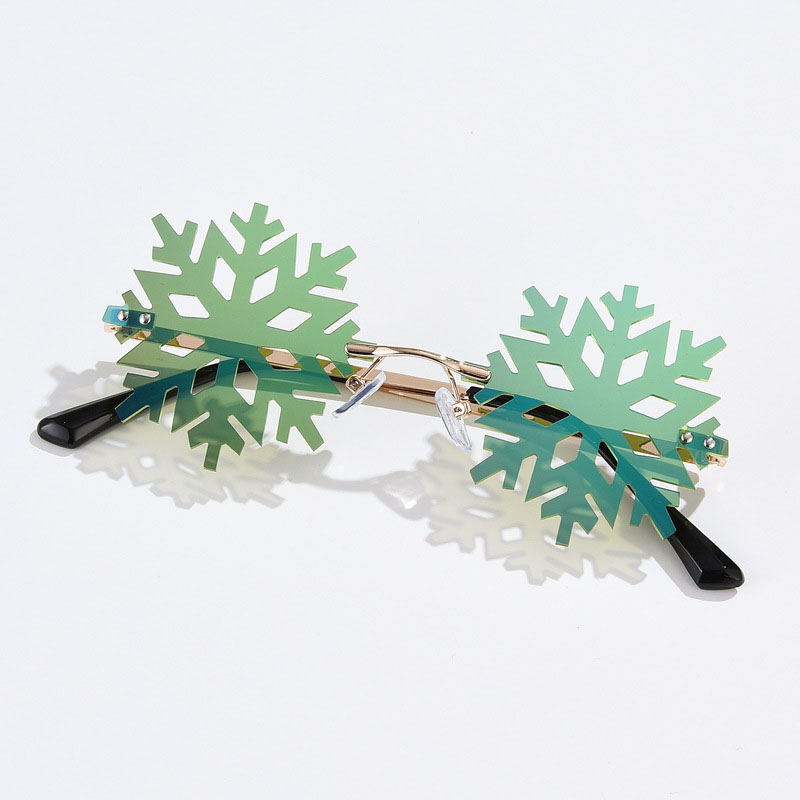 Christmas Snowflake Sunglasses Rimless Distributor