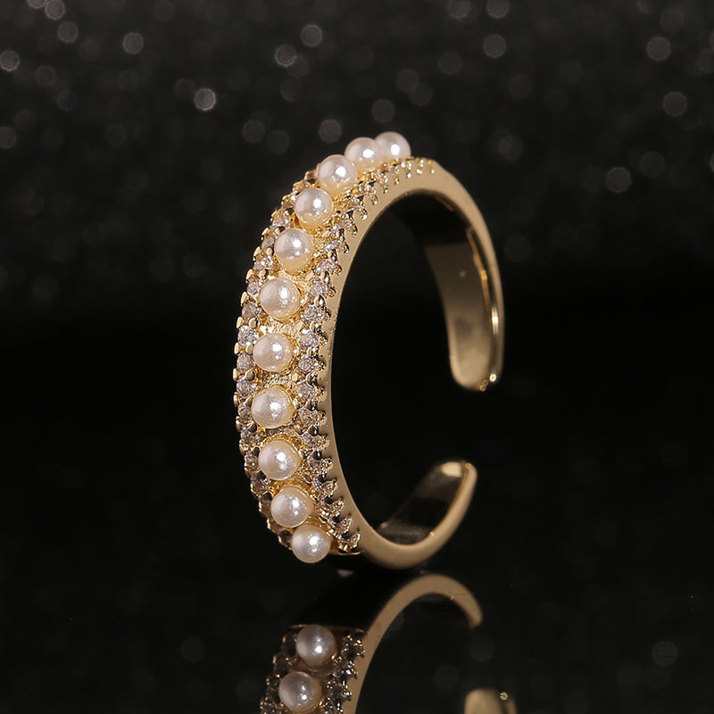 Pearl Compact Micro Zirconia Ring Manufacturer