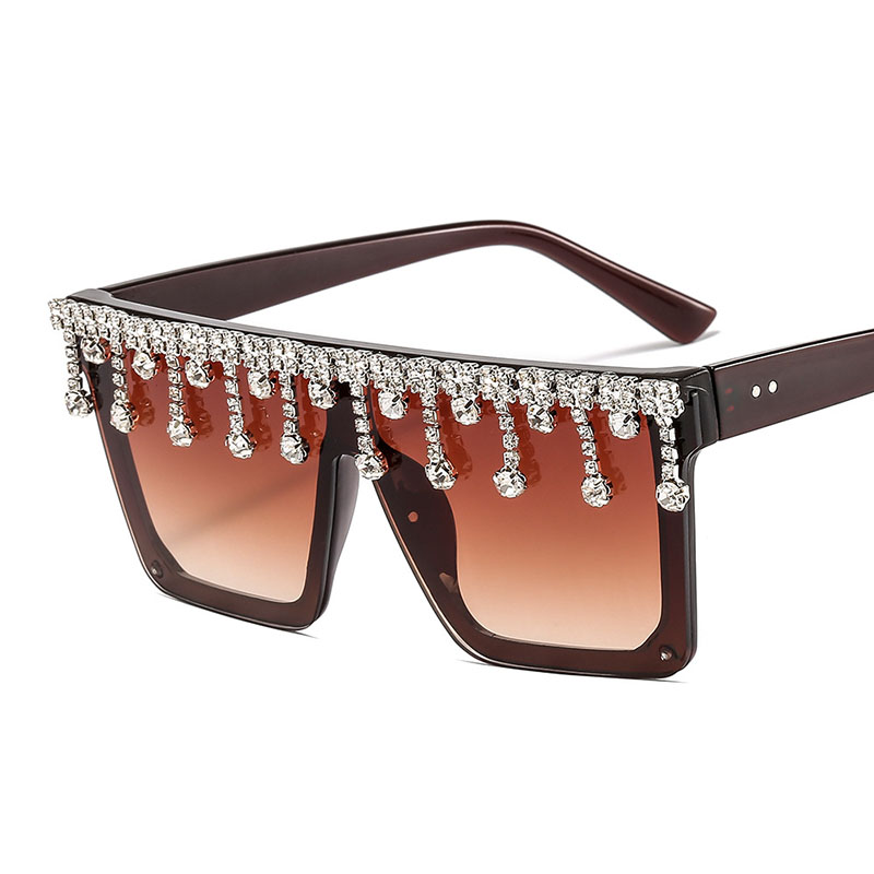 Tassel Sunglasses One Piece Rice Beaded Marine Lenses Distributor