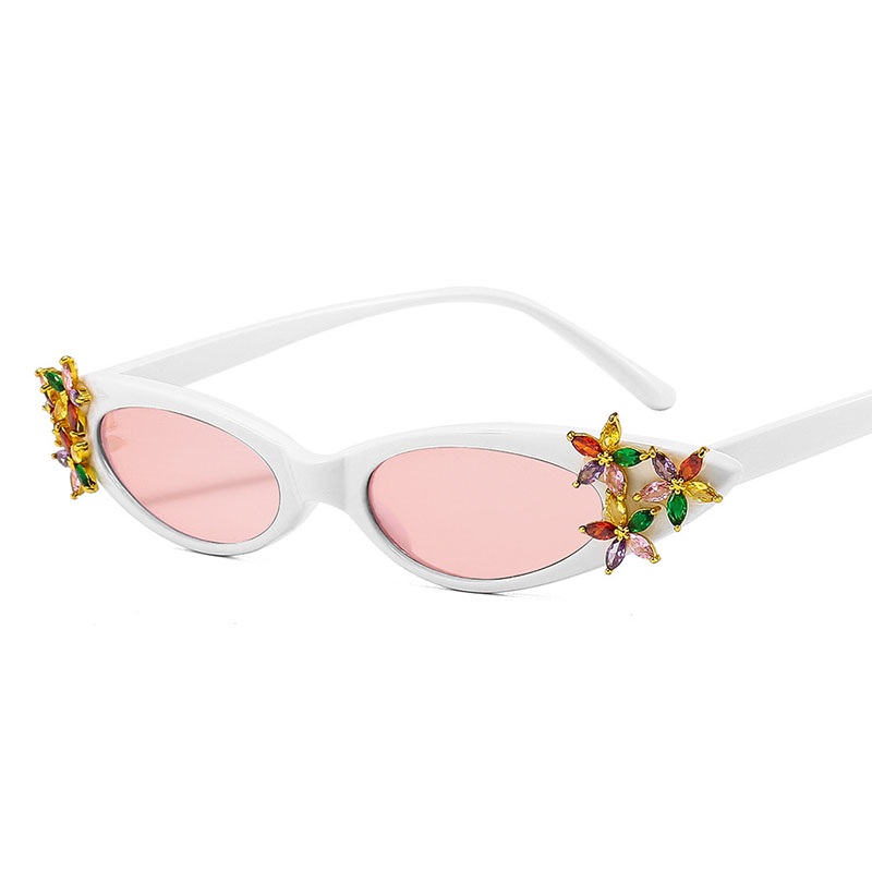 Cat Eye Small Frame Sunglasses Zirconia Distributor