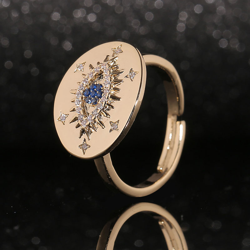 Popular Copper Ring Devil's Eye Design Ring Manufacturer