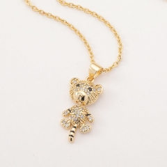 Chinese  Year Necklace Cartoon Tiger Light Luxury Design Pendant Manufacturer