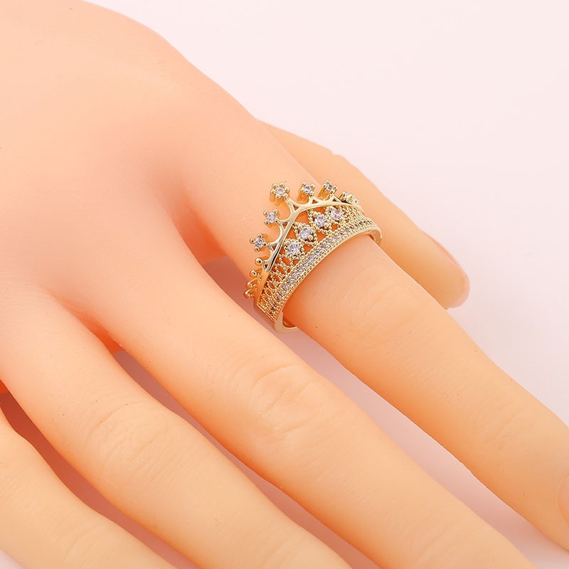 Fashion Crown Ring Tail Ring Sweet And Versatile Finger Ring Manufacturer