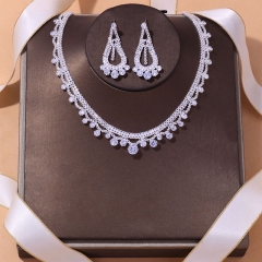 Two Piece Temperament Earring And Necklace Set Distributor