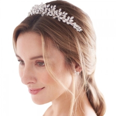 Bridal Crown Headdress Dress Accessories Light Luxury Full Diamond Crystal Hair Band Distributor