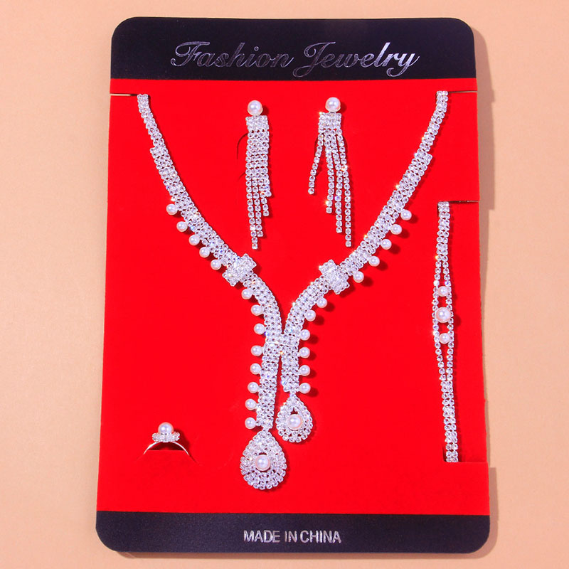 Exquisite Freshwater Pearl Necklace Set Wedding Jewelry Set Distributor
